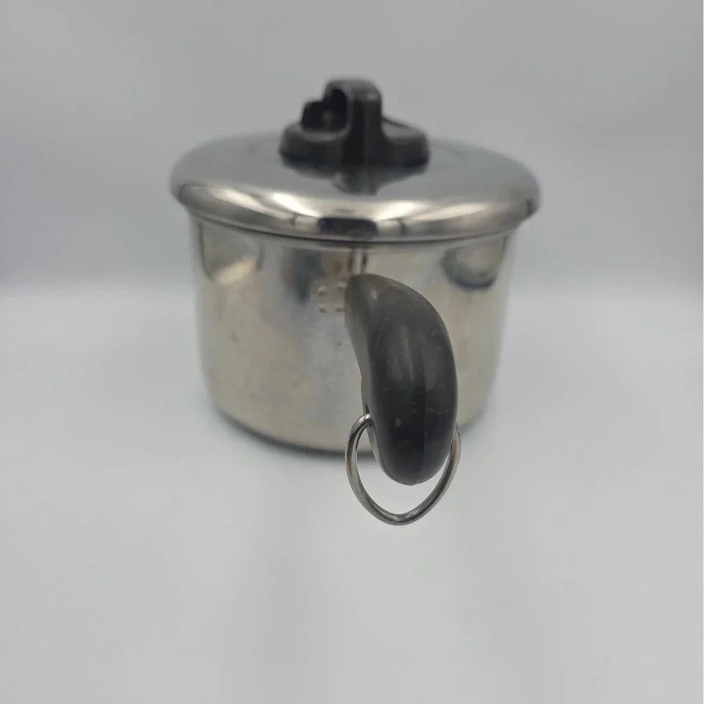Revere Ware 3 Qt Sauce Pan With Lid 1801 Stainless Steel Tri Ply Bottom 89-A